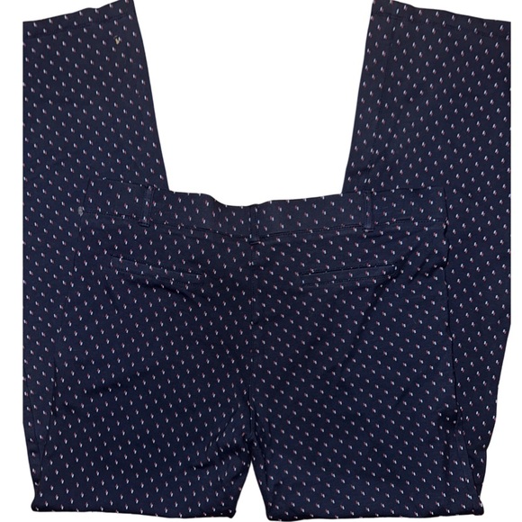 Betabrand Navy Blue Geometric Print Classic Bootcut Yoga Dress Pants | Size XL - Picture 2 of 7